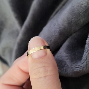 14k yellow gold 3mm band ring